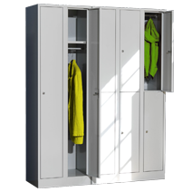 Extra high clothes and security cabinets series 42 by EUGEN WOLF