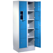 Distribution cabinets with main door and laundry collection cabinets series 71 ZW, 71 WS and VT by EUGEN WOLF