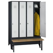 Clothes cabinets with bench series 75 S